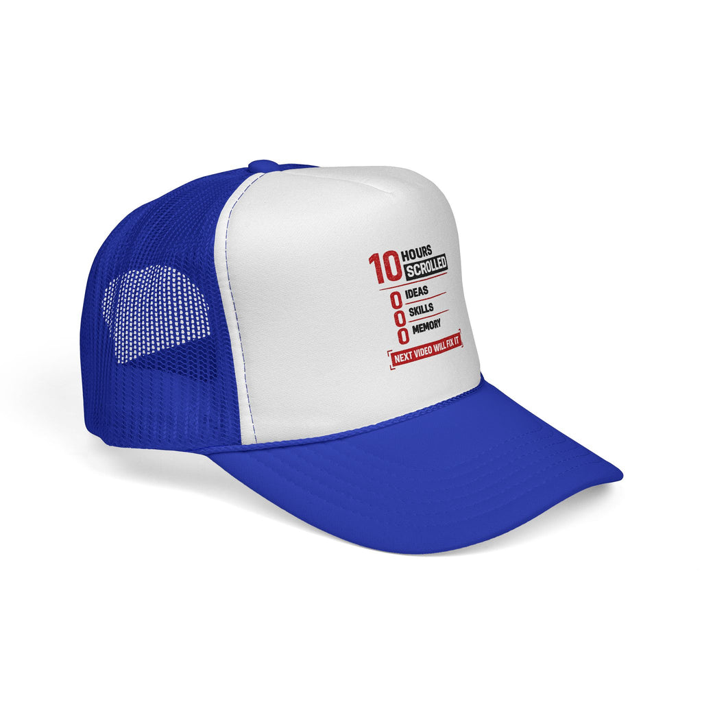 10 Hours Scrolled Trucker Hat