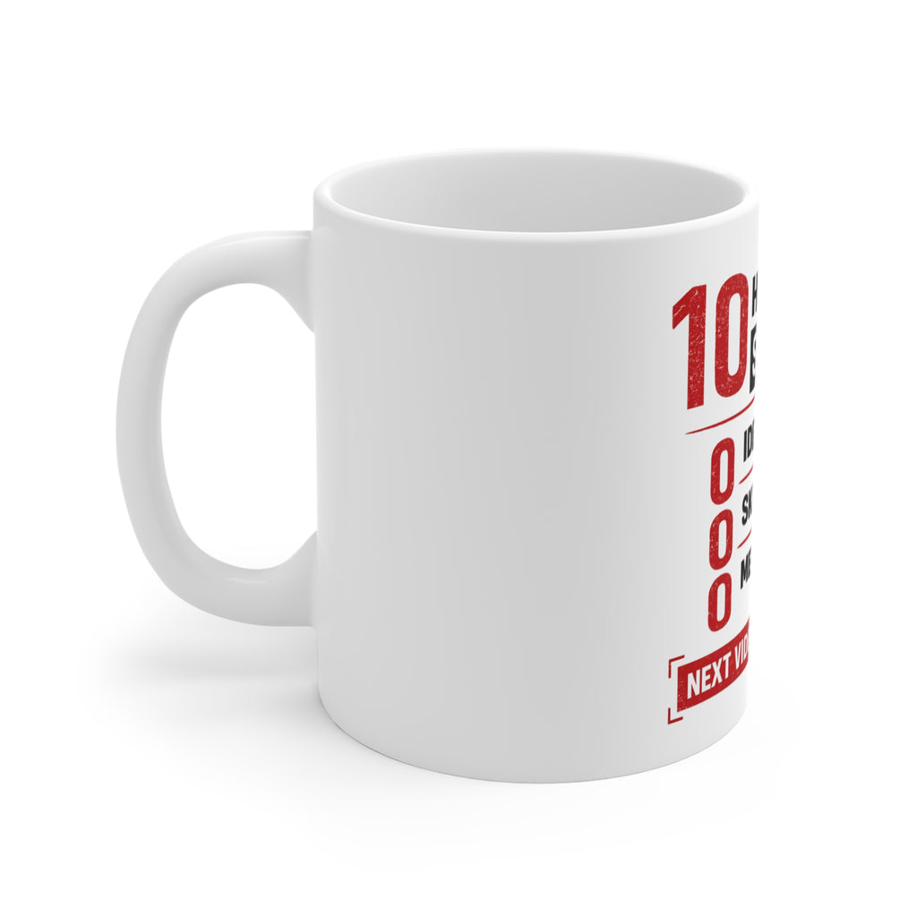 10 Hours Scrolled Coffee Cup