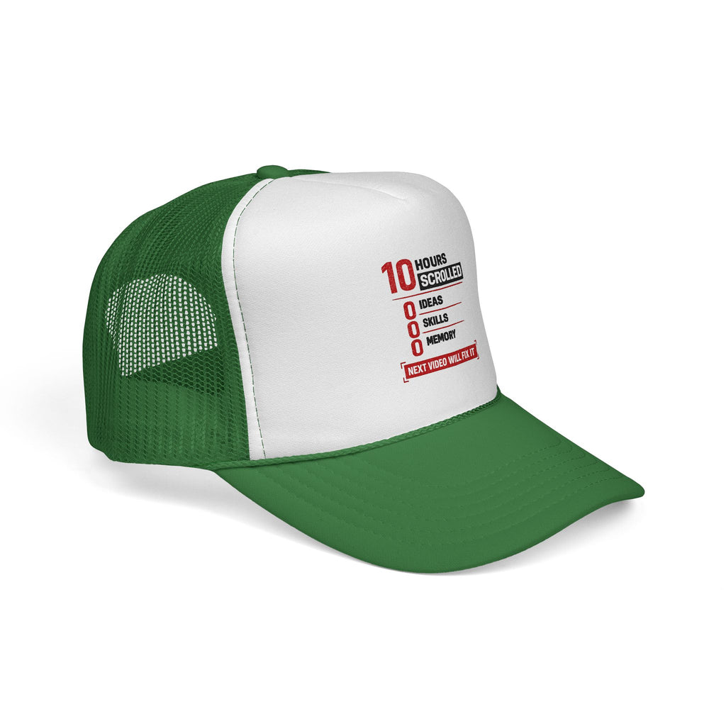 10 Hours Scrolled Trucker Hat