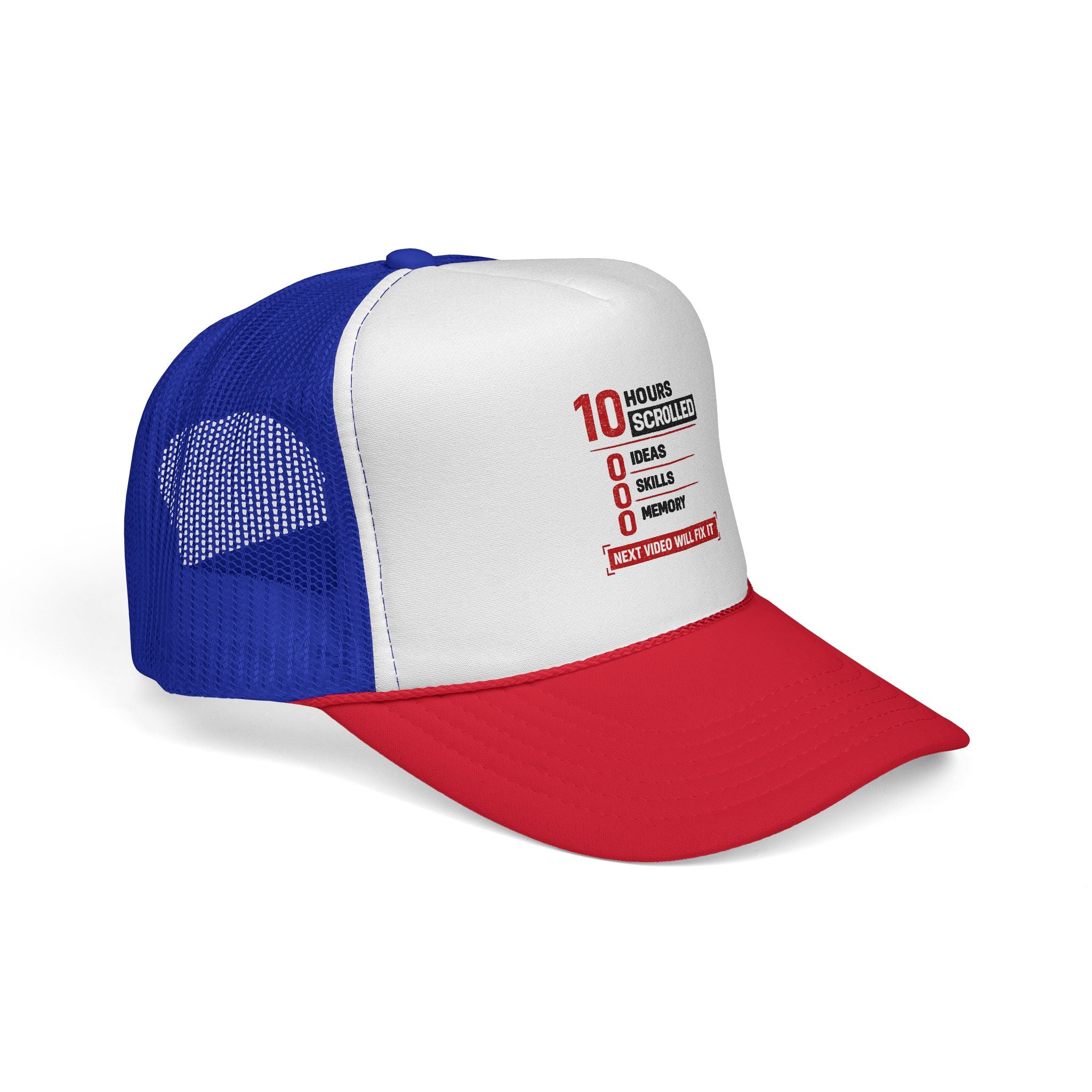 10 Hours Scrolled Trucker Hat