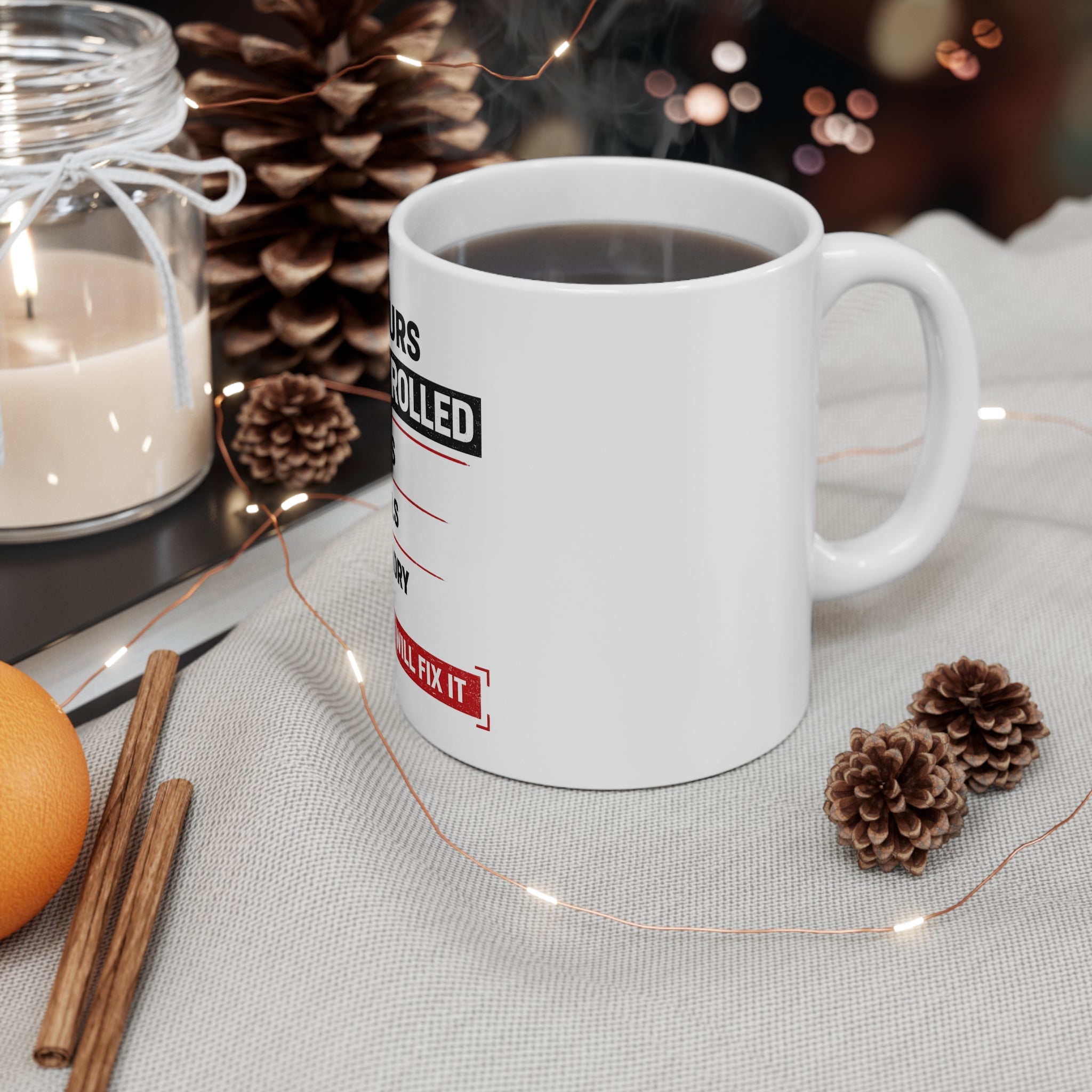 10 Hours Scrolled Coffee Cup