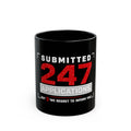 247 Applications Black Coffee Mug