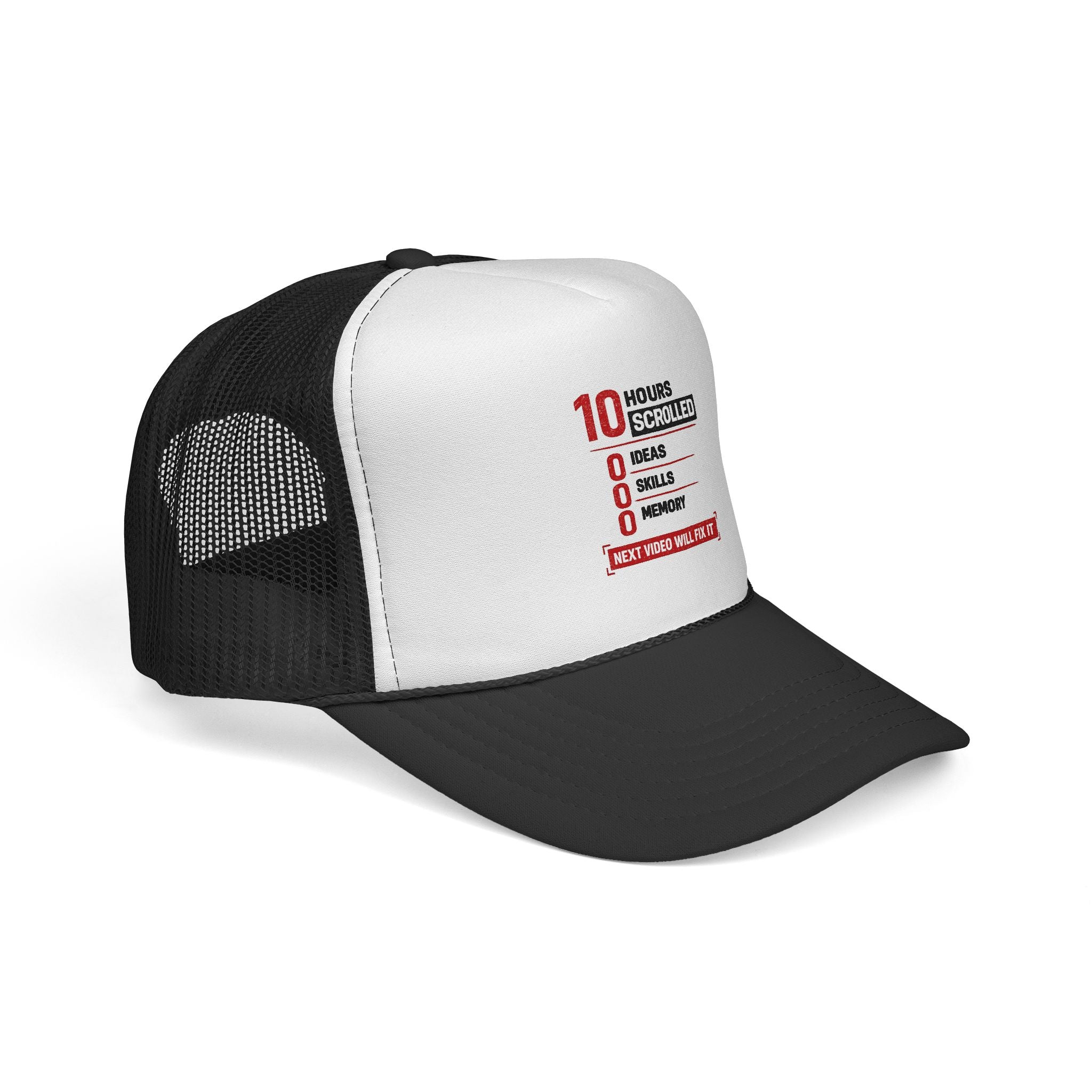 10 Hours Scrolled Trucker Hat
